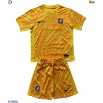 Nederland Keeper Bortedraktsett Barn EM 2024 Kortermet (+ Korte bukser)